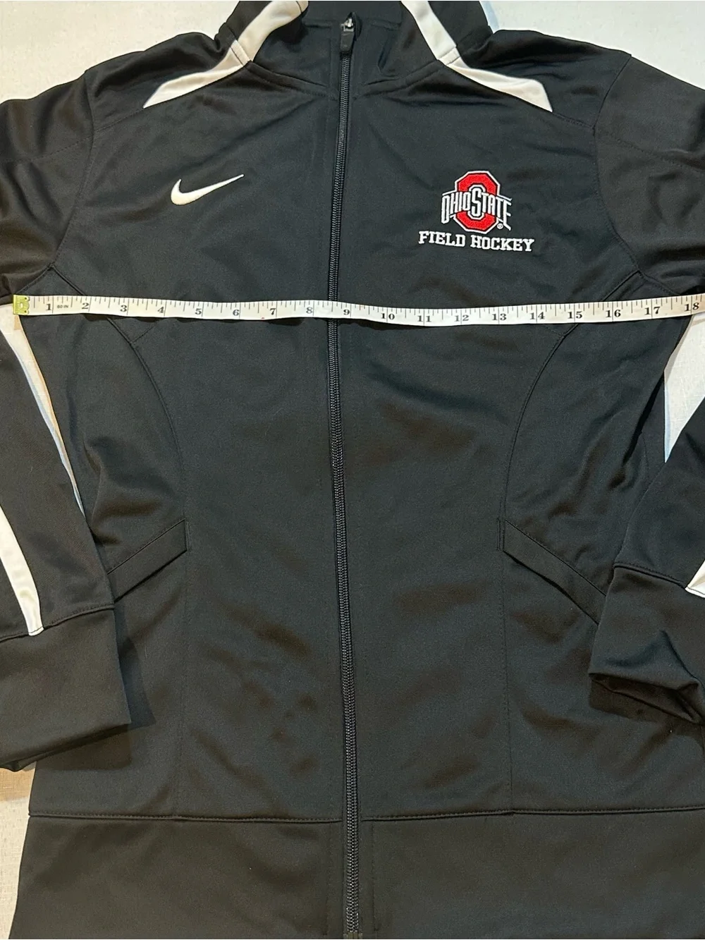 Nike Ohio State Field Hockey Full Zip Jacket Black White Small